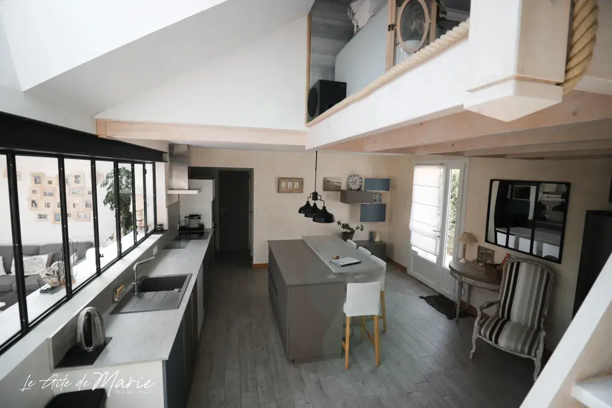 Îlot central cuisine